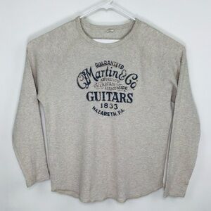 Lucky Brand Martin Guitars men’s long sleeve pullover shirt 3XL